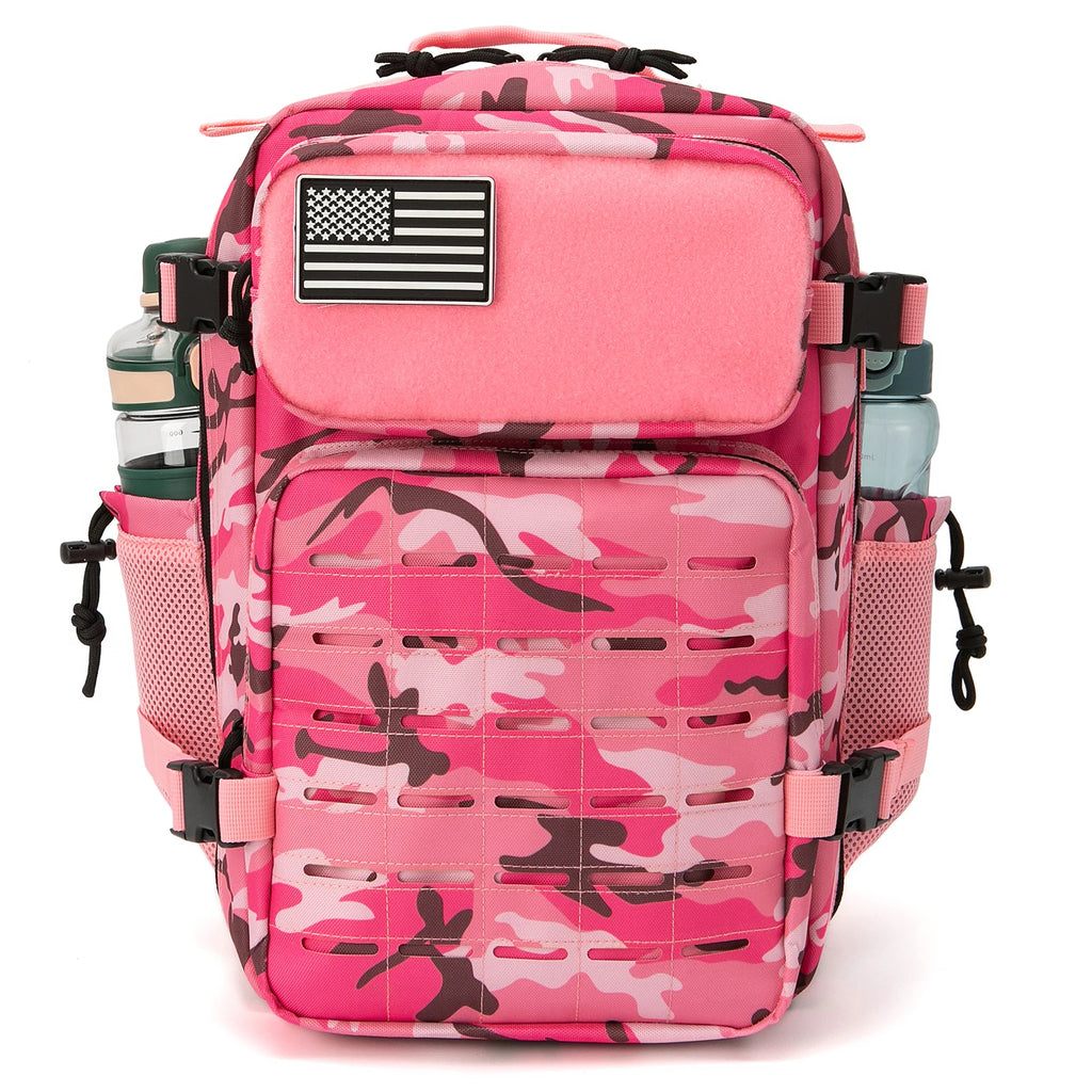 25L/45L Tactical Backpack for Women/men Laser Cut Molle Survival Daypack School Bag Gym Rucksack with Dual Cup Holder