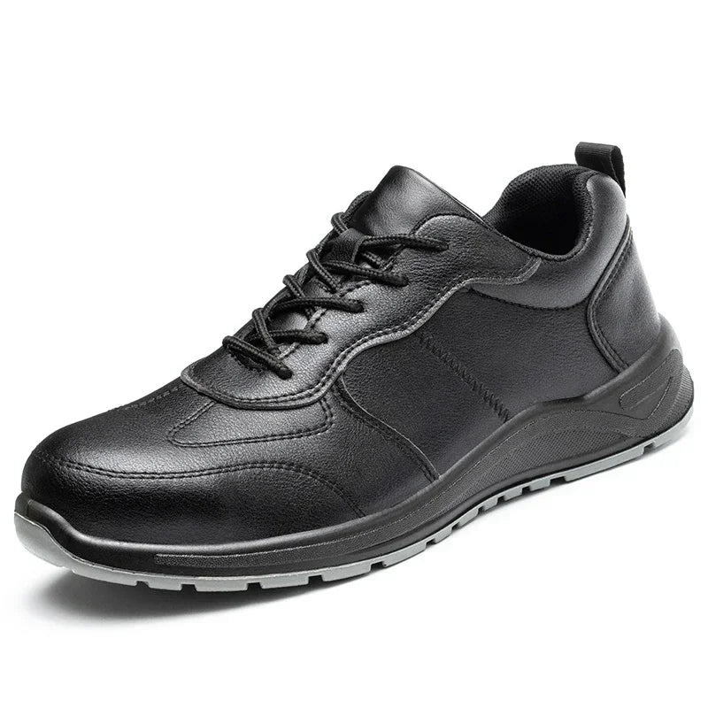 6KV Insulation Safety Work Shoes For Men And Women Waterproof Black Leather Shoes Non-slip Kitchen Shoes Indestructible Boots