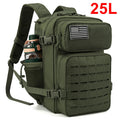 25L/45L Tactical Backpack for Women/men Laser Cut Molle Survival Daypack School Bag Gym Rucksack with Dual Cup Holder