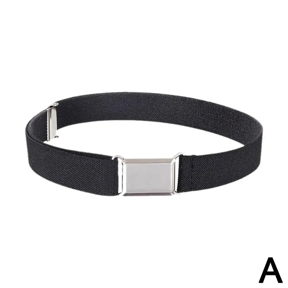 Adjustable Belt With For Kids Children Stretch Elastic Canvas Waistband Boys Girls Easy Buckles Pants Trousers Strap Belt