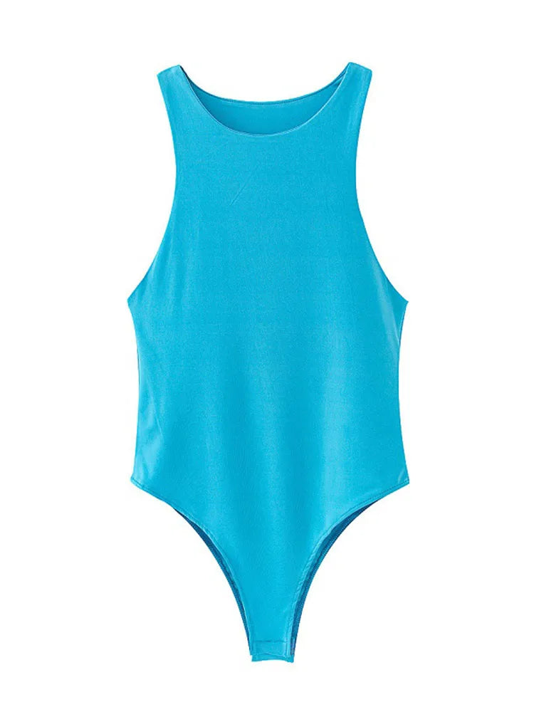 summer solid sexy bodycon women bodysuits female 8 color green slim casual  bodysuit chic lady club short playsuits femme